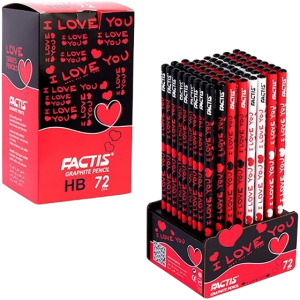 مداد مشکی فکتیس طرح لاو love